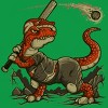 Boy's Design By Humans Fight The Asteroid By LetterQ T-Shirt - 2 of 3