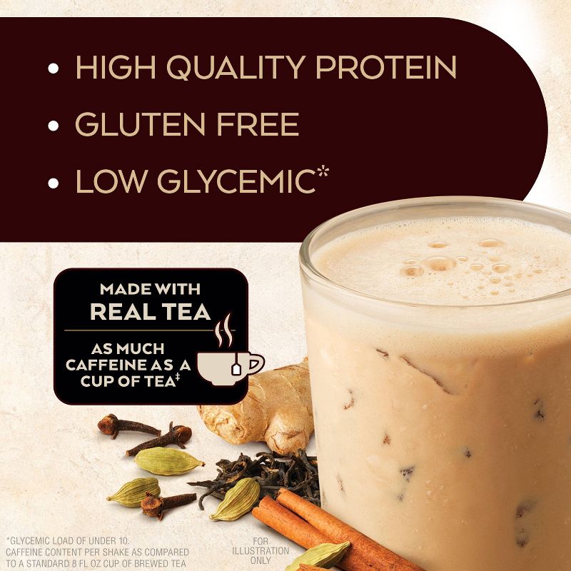 Atkins Chai Tea Latte Protein Shake - 4ct/44 fl oz, 6 of 9