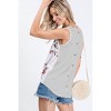 Women's Floral Button Back Top - 7th Ray - 3 of 3