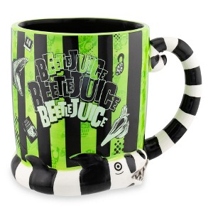 Silver Buffalo Beetlejuice 3D Sandworm Ceramic Mug With Sculpted Handle | Holds 24 Ounces - 1 of 4