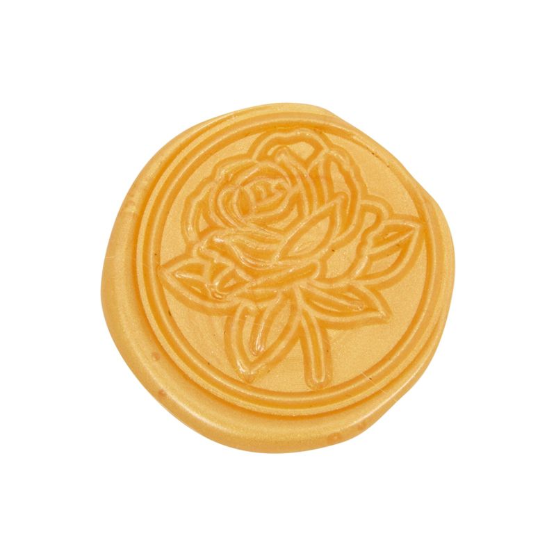 Bright Creations 4 Piece Rose Wax Seal Stamp Kit for Wedding Invitations, Envelopes, Office Stationery, 3 of 6