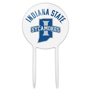 Indiana State University Sycamores Acrylic Cake Topper Party Decoration for Wedding Anniversary Birthday Graduation - 1 of 4