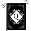 Briarwood Lane Everyday Double Sided Garden Flag 12x18 For Outdoor Black and White Monogram Q Garden Flag Flags For Outside - 2 of 4