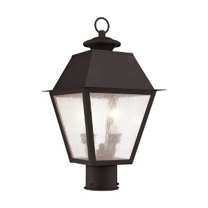 Livex Lighting Mansfield 2 - Light Post Light in  Bronze - 1 of 1