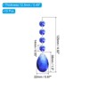 Unique Bargains Hanging Ornament DIY Craft Teardrop Crystal Chandelier Pendant Beads 4.92" x 1.5" 10 Pcs - 2 of 4