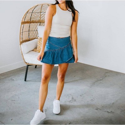 Women's Dolly Denim Skirt - ee:some