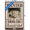 Trends International One Piece - Roronoa Zoro Wanted Poster Unframed Wall Poster Prints - 3 of 4