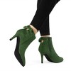 Allegra K Women's Pointed Toe Stiletto Heel Ankle Boots - 2 of 4