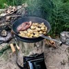 Petromax Wrought Iron Skillet, Long Handle Pan Conducts Heat Evenly, Indoor/Outdoor for Campfire or Home Kitchen, Stove to Table Serveware, 20.8" - 4 of 4