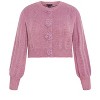 Women's Plus Size Rosie Cardigan - dusty mauve | CITY CHIC - 4 of 4