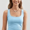 Silpada 'Vivid Edge' Sterling Silver with Leather Compressed Teal Turquoise Necklace, 17" + 2" - 4 of 4