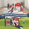 Infurnic Baby Activity Gyms Kids Slide and Swing Set, HDPE and ABS Materials, Indoor, Outdoor Use, Multicolored, 38"*16"*24" - 4 of 4
