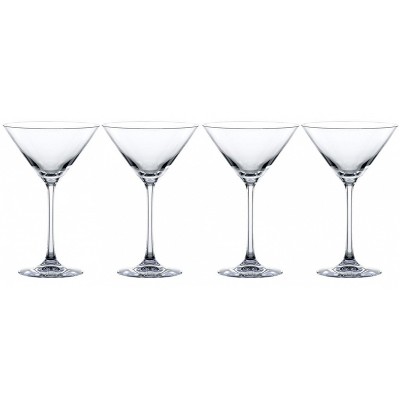 Nachtmann Vivendi Crystal Glass Martini Glasses, Set Of 4,6.88 Oz. : Target