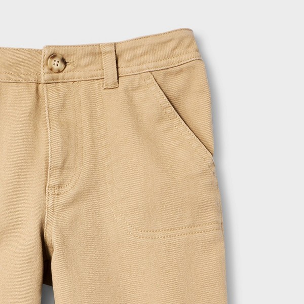 Pantalones de Cargo de Tiro Medio con Pierna Recta para Niña - Cat & Jack™ 4