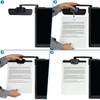 Mount-It! Monitor Document Holder Clip - Paper and Copy Holder Attachment for Typing with 3M Adhesive Sticker, Swivel 360 Degrees, Left and Right Side - 3 of 4