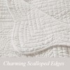 KWPZQEB Quilted Throw Blanket- Microfiber Quilt Throw with Scallop Edge Design, Reversible Versatile Lap Quilt for All Seasons, Lightweight Throws - 3 of 4