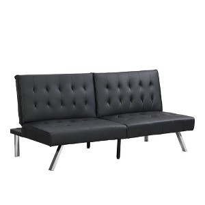 NicBex 66.9 Inch Fabric Convertible Folding Futon Sofa Bed with Stainless Legs for Living Room,Office,Apartment,Bedroom - 1 of 4