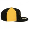 Adult Batman Logo Black & Yellow Panels New Era 59Fifty Fitted Hat - 4 of 4