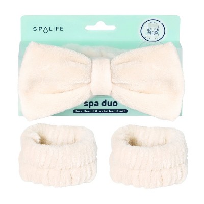 SpaLife Headband & Wristband Duo Set - 2ct