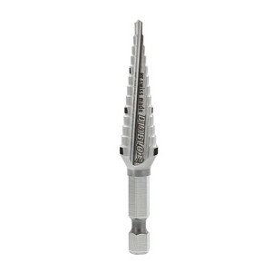 Diablo 1/2 in. X 3-1/32 in. L Metal Impact Step Drill Bit Hex Shank 1 pk - 1 of 4