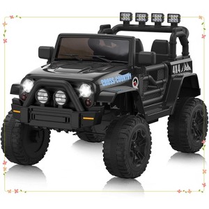 2-Seater Ride On Truck Car, 12V Electric Car for Kids Battery Powered Car w/Parent Remote Control - 1 of 4