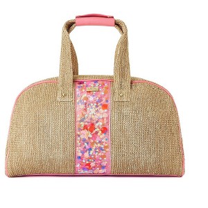 Packed Party Woven Weekender Duffle Bag, Cute Overnight Travel Luggage for Women, Great for Ladies at the Gym, Airlines, Travel, Hospital Visits and - 1 of 4
