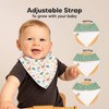 KeaBabies 10pk Organic Baby Bandana Bibs, Baby Drool Bibs for Baby Boy, Girl, Baby Bibs for Infant, Newborn - 3 of 4