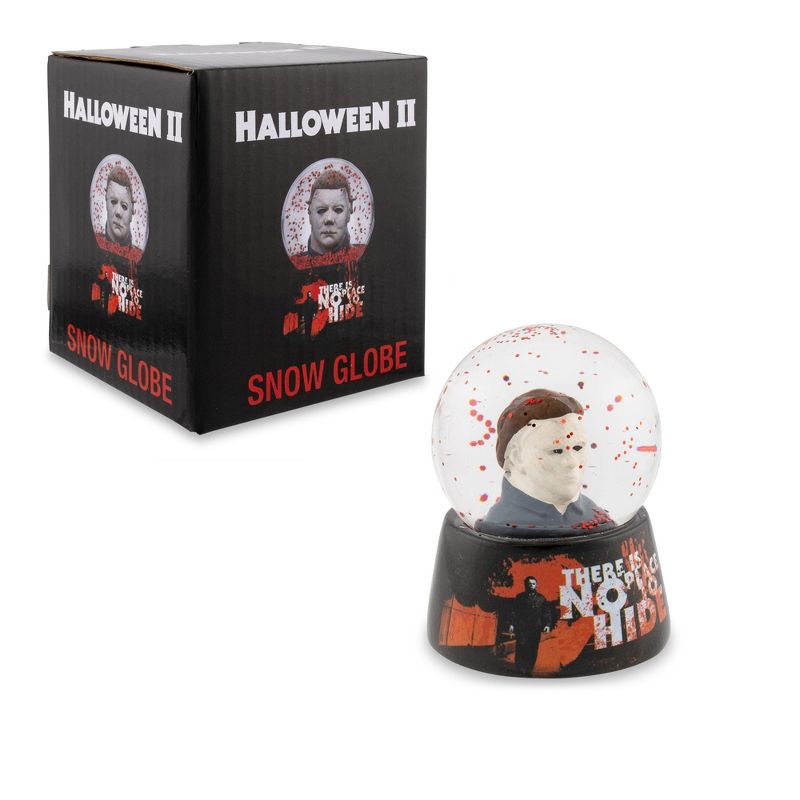 Silver Buffalo Halloween Michael Myers "No Place To Hide" Mini Snow Globe | 3 Inches Tall, 2 of 10