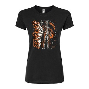 Women's - Star Wars - Darth Vader Grip On The Galaxy Fitted Graphic T-Shirt - 1 of 2