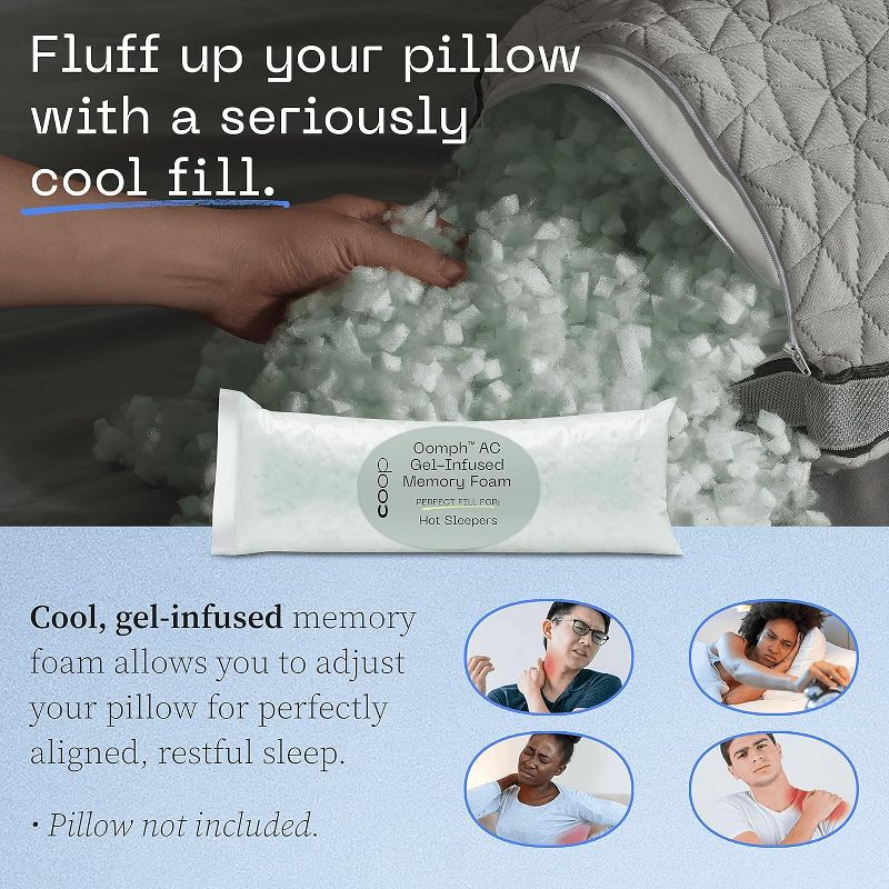 Coop Home Goods Original Pillow Refill - 1/2 LB, 2 of 8