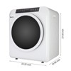 Winado 3.5 Cu.Ft. Compact Household Electric Dryer in White - 3 of 4