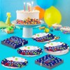 DYLIVeS Colorful Dots Birthday Party Plates and Napkins Set,Rainbow Polka Dots Birthday Party Decorations Disposable Tableware Set Rainbow Dots - 3 of 4