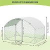 GustoWave  Large Metal Chicken Coop  Walk-in Poultry Cage - 2 of 4