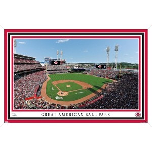 Trends International MLB Cincinnati Reds - Great American Ball Park 22 Framed Wall Poster Prints - 1 of 4