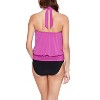 Women's Solid Drape Debbie Tankini - Magicsuit - 3 of 3