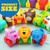 SYNCFUN Animal Cars Toy, Soft Rubber Car Set Toy, Baby Mini Toy Vehicles, Bath Toy Car for Boys Girls, Christmas Birthday Gift, Party Favors for Kids - 2 of 4