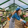 homfan Greenhouse for Outdoors,Polycarbonate Greenhouse with Roof Vent, Aluminum Walk-in Greenhouse for Outside Garden Backyard, Patio, Lawn - 3 of 4