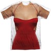 Men's Bsg (New) Red Dress (Front Back Print) Short Sleeve Costume T-Shirt - 2 of 4