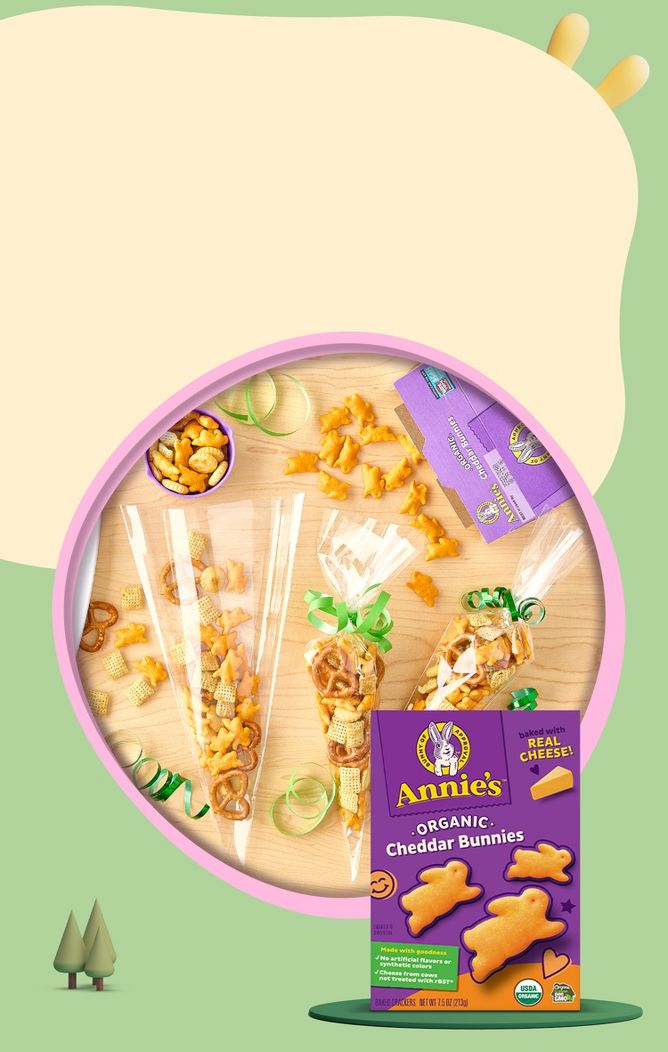 Annie's Cheddar bunny snack mix carrots. Click for recipe. Snack