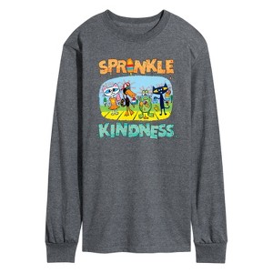 Men's - Pete the Cat - Sprinkle Kindness Long Sleeve Graphic T-Shirt - 1 of 4