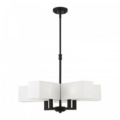 Livex Lighting Rubix 5 - Light Chandelier in  Black