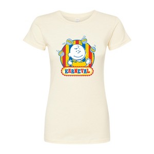 Women's - Peanuts - Charlie Brown Karneval Fitted Graphic T-Shirt - 1 of 4