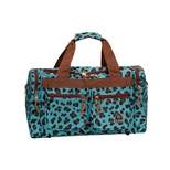 Rockland 31L Duffel Bag - Blue Leopard Print
