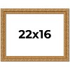 PosterPalooza | Contemporary Gold Picture Frame - UV Acrylic, Backing Board, Hanging Hardware Included - 2 of 4