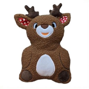 Dog Star Christmas Reindeer Fleece Squeakers Dog Toy - 1 of 3