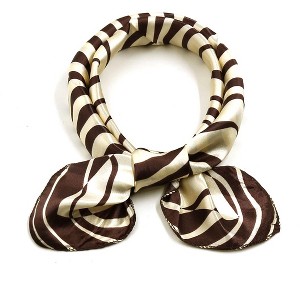 Allegra K Women's Soft Square Neck Scarves Multi Pattern Neckerchief - 1 of 4