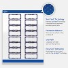 Avery Labels, 1" x 2-5/8", Silver-Navy, Glossy, 160ct - 3 of 4