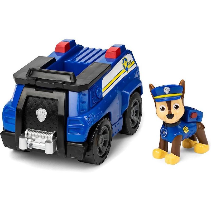 Paw Patrol, Chase’s Patrol Cruiser Vehicle with Collectible Figure, for Kids Aged 3 and Up, 2 of 4