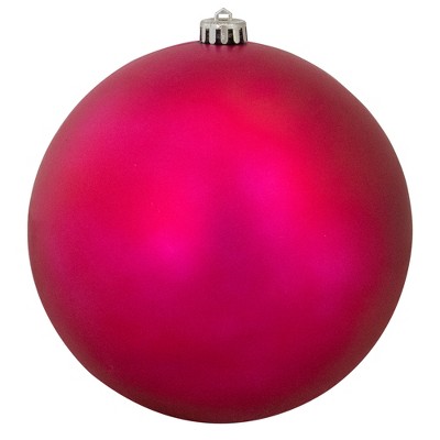 Northlight 8" Shatterproof Matte Christmas Ball Ornament - Pink