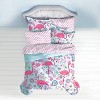 Twin Flamingo Mini Bed in a Bag - Dream Factory - image 3 of 4